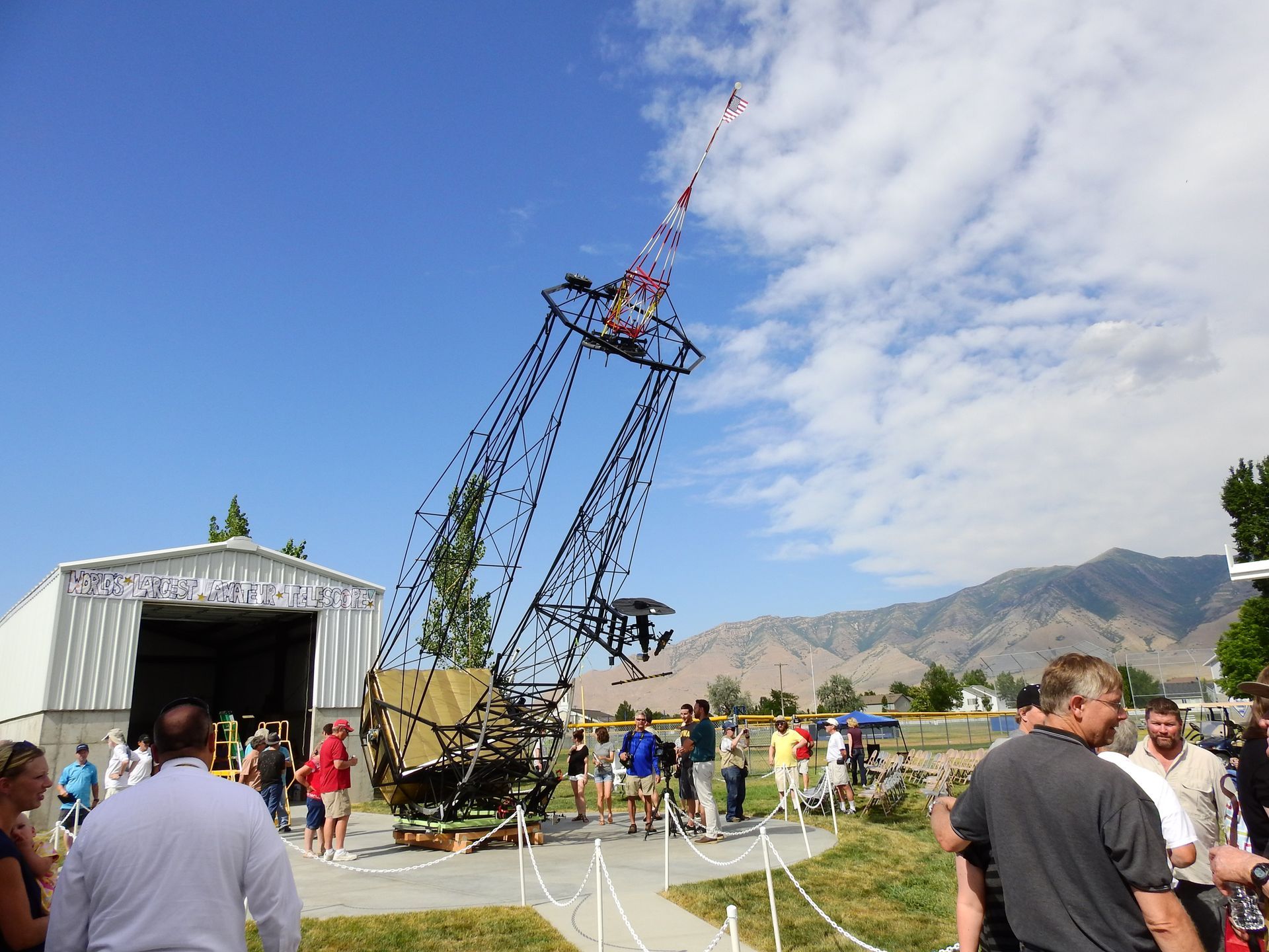 World's Largest Amateur Telescope, world record in Stansbury Park, Utah