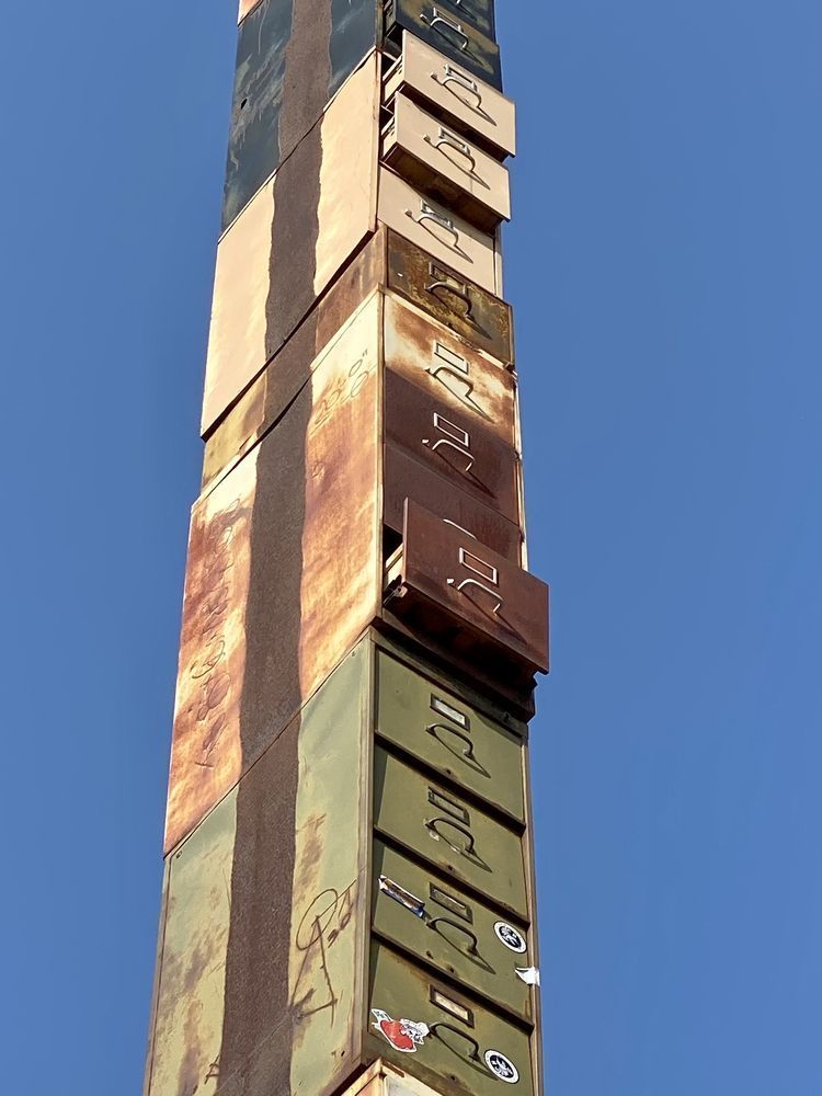 World's Tallest Filing Cabinet, world record in Burlington, Vermont