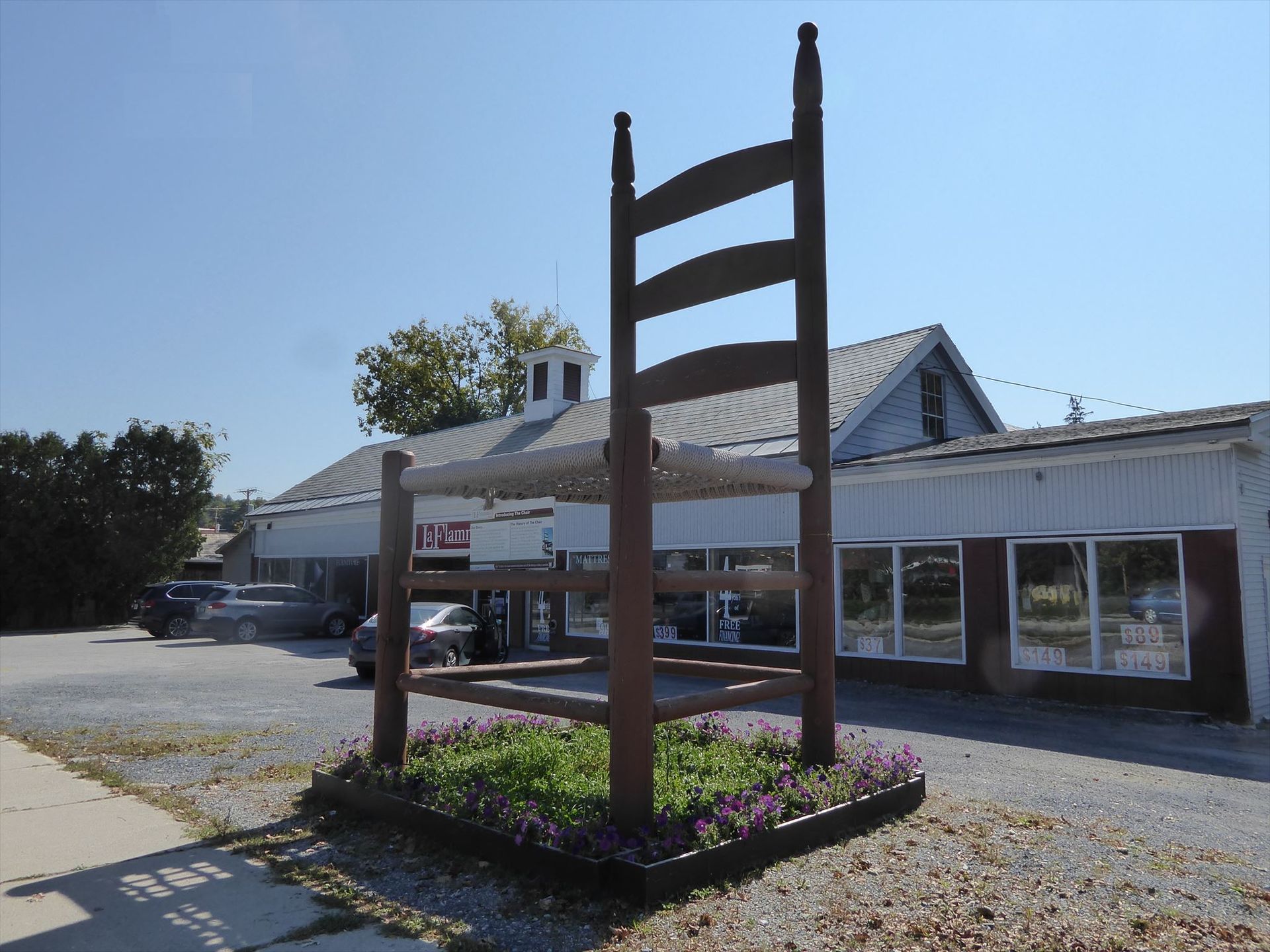 World's Tallest Ladderback Chair, world record in Bennington, Vermont