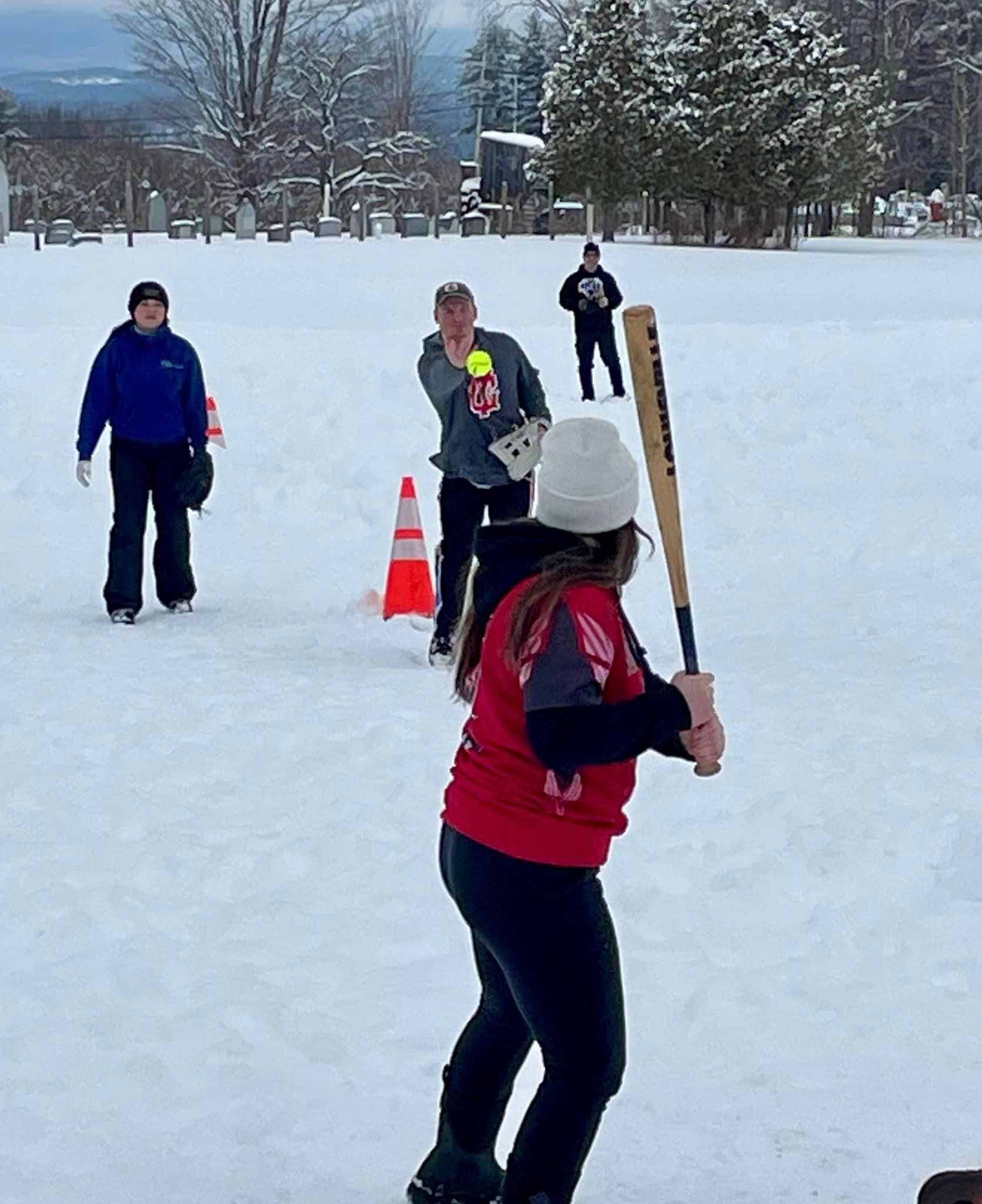 World's Largest Snow Softball Tournament, world record in Barre, Vermont
