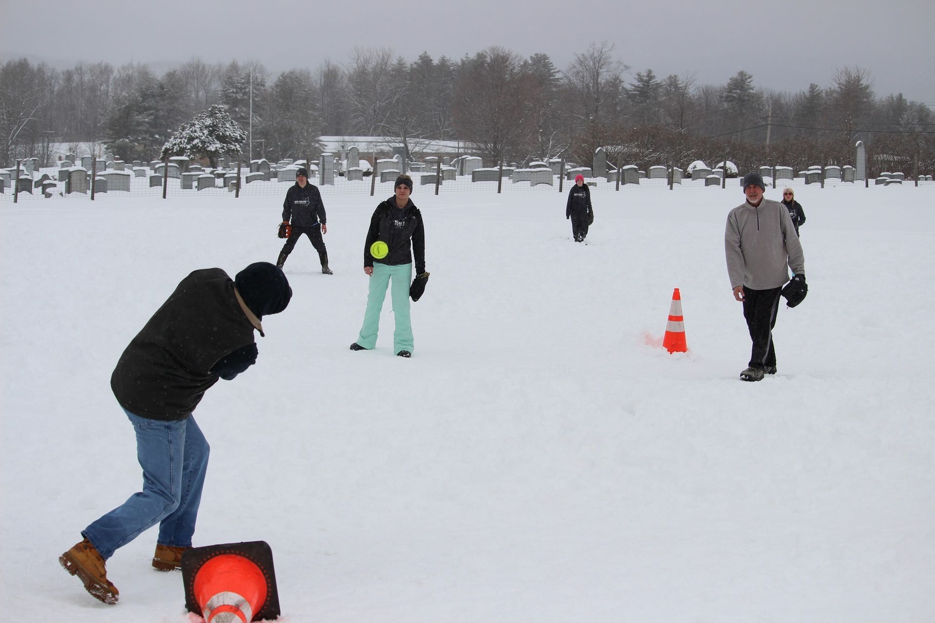 World's Largest Snow Softball Tournament, world record in Barre, Vermont
