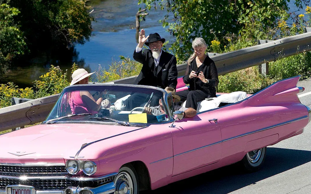 World's  Largest Cadillac Parade, world record in Barton, Vermont