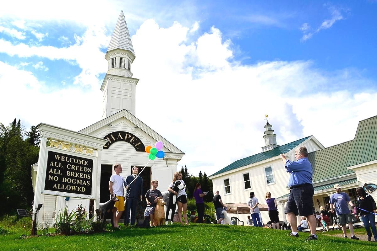 World's First Dog Chapel, world record in St. Johnsbury, Vermont