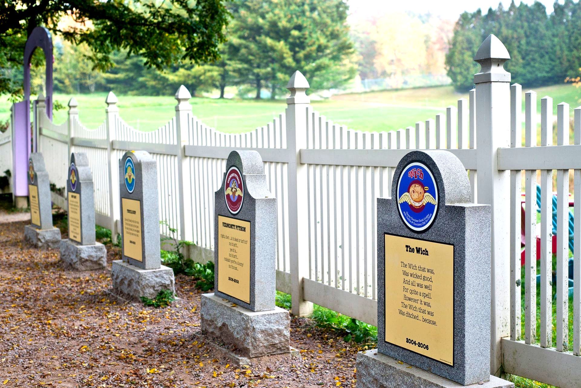 World's First Flavor Graveyard, world record in Waterbury, Vermont