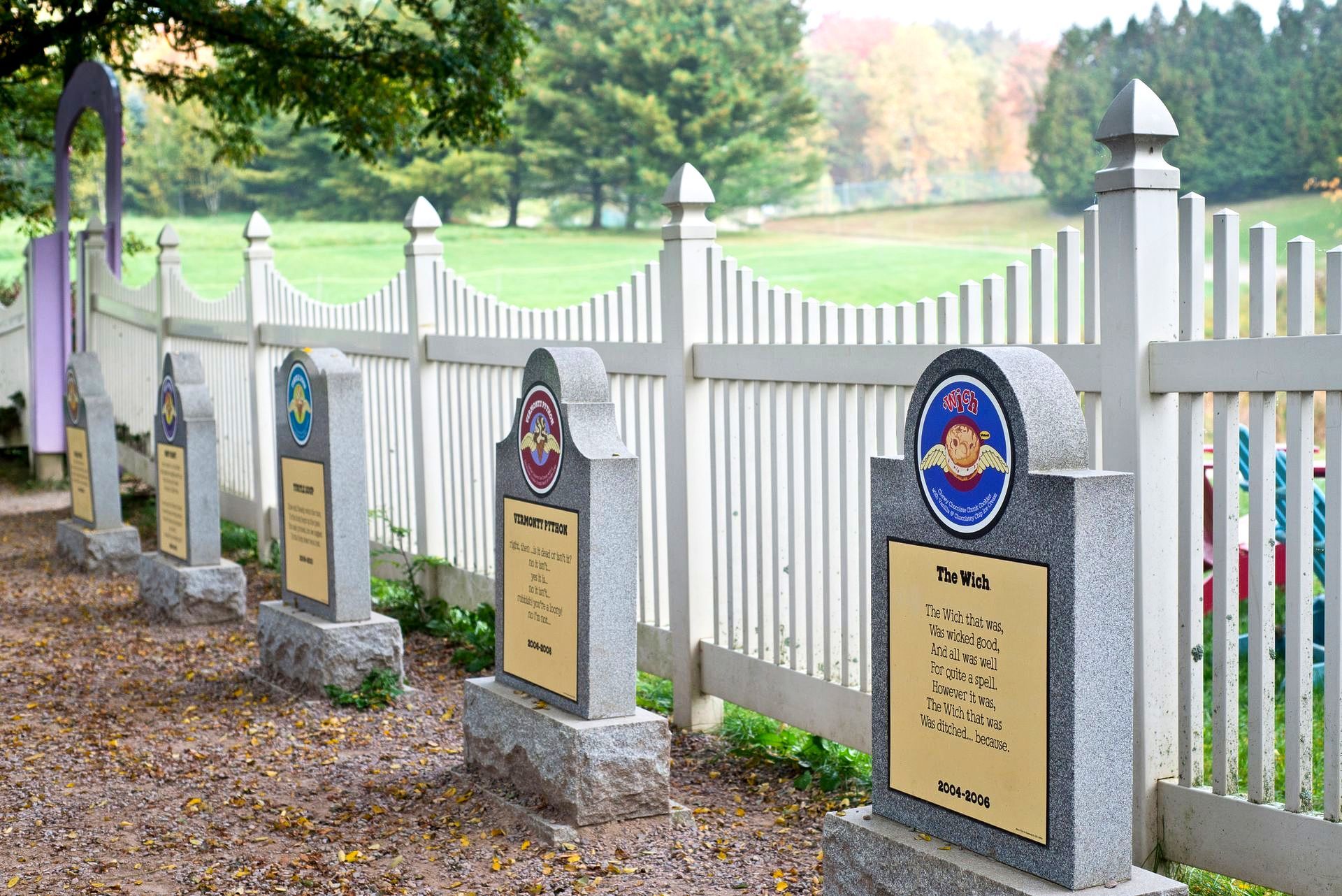 World's First Flavor Graveyard, world record in Waterbury, Vermont