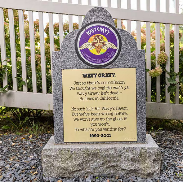 World's First Flavor Graveyard, world record in Waterbury, Vermont