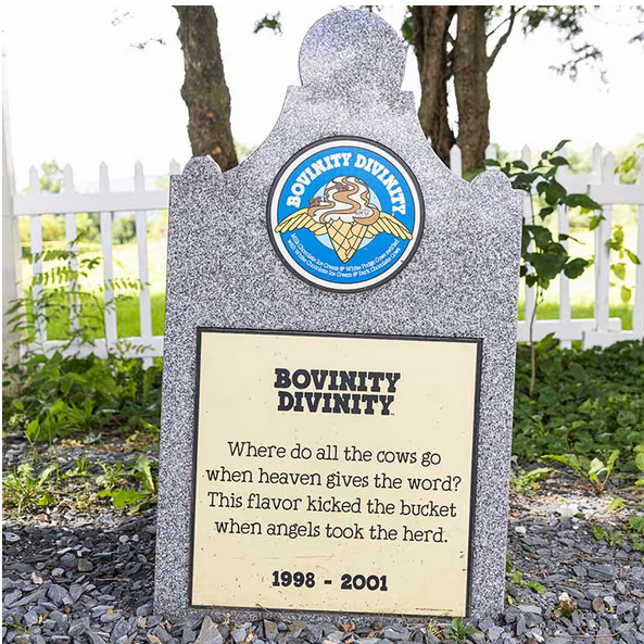 World's First Flavor Graveyard, world record in Waterbury, Vermont