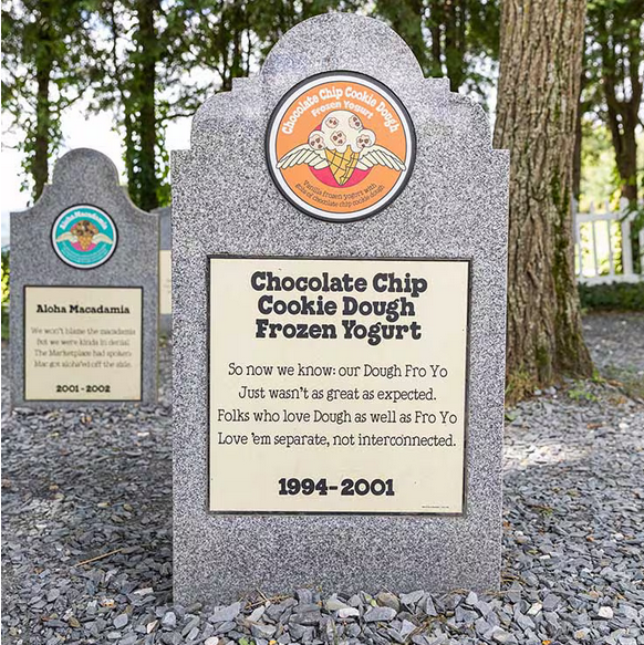 World's First Flavor Graveyard, world record in Waterbury, Vermont