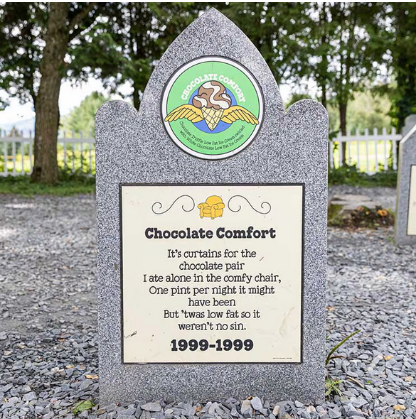 World's First Flavor Graveyard, world record in Waterbury, Vermont