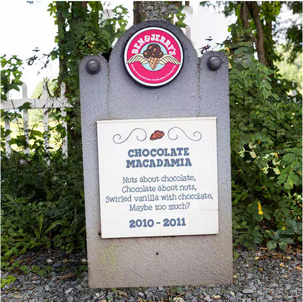 World's First Flavor Graveyard, world record in Waterbury, Vermont