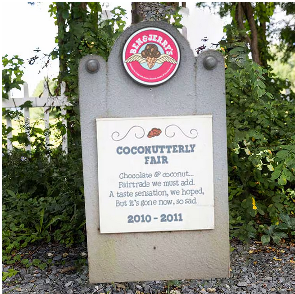 World's First Flavor Graveyard, world record in Waterbury, Vermont