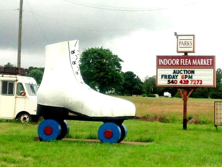 World’s Largest Rollerskate Sculpture, world record in Bealeton, Virginia