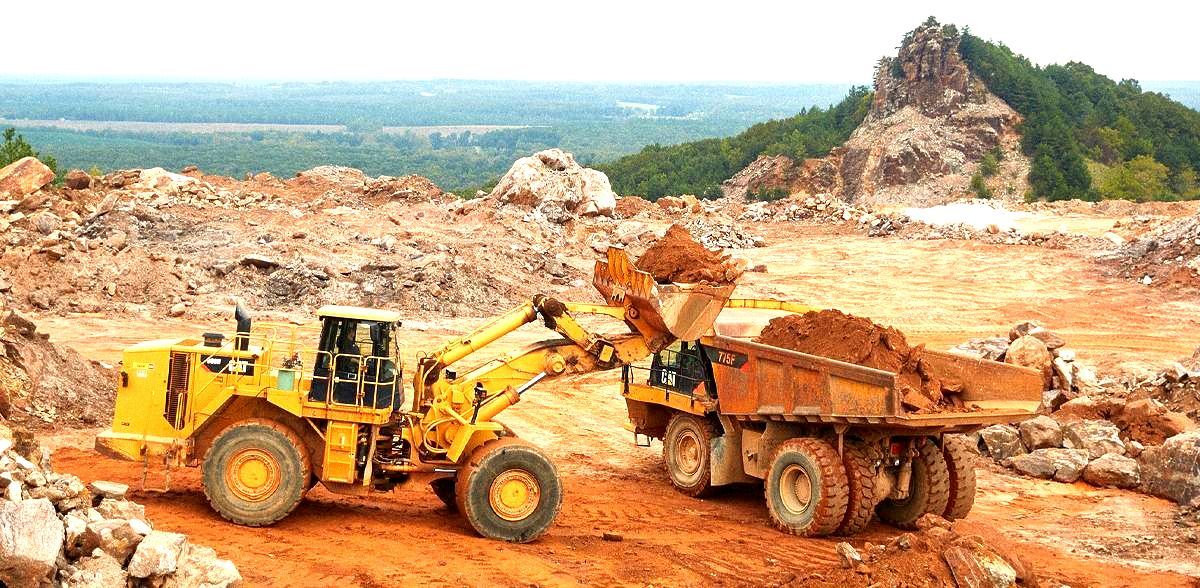 World's Largest Kyanite Mine, world record at Willis Mountain, Virginia
