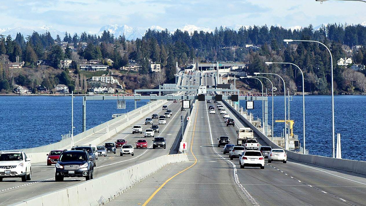 World's Longest Floating Bridge, world record in Seattle, Washington