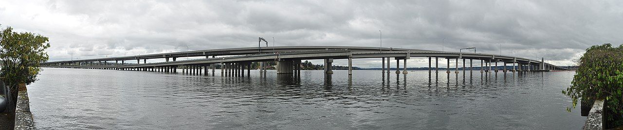 
World's Longest Floating Bridge, world record in Seattle, Washington