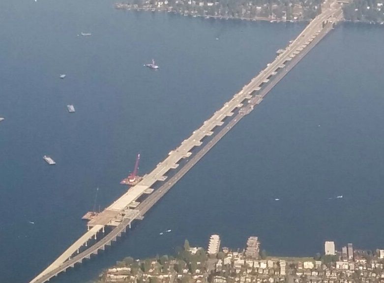 
World's Longest Floating Bridge, world record in Seattle, Washington