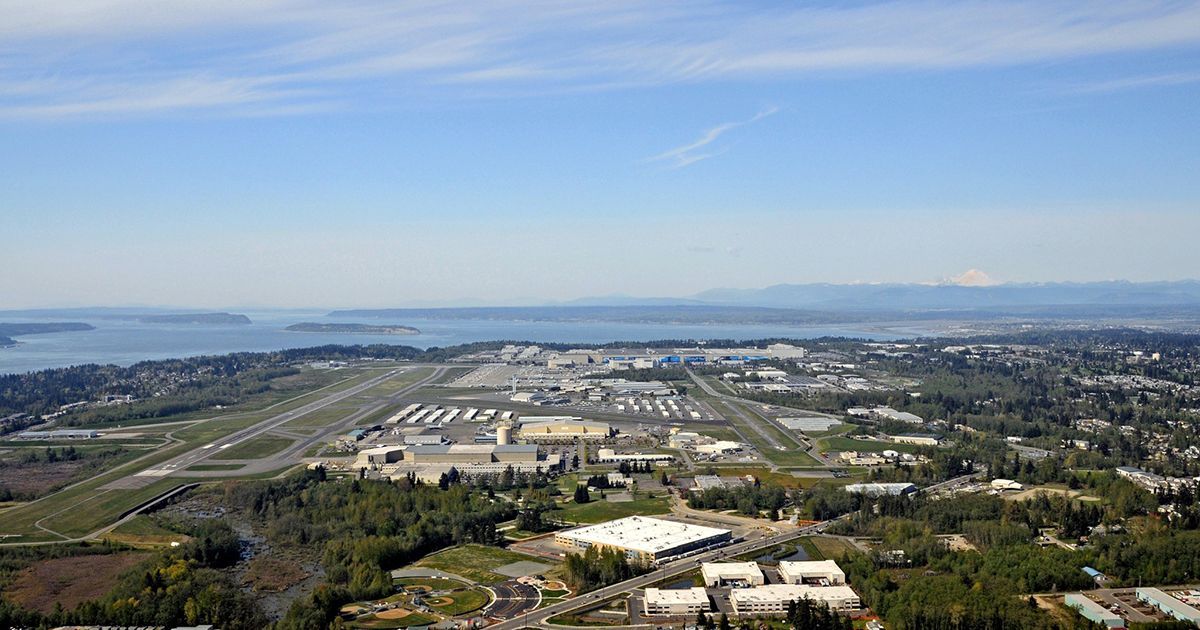 World's Largest Manufacturing Building, world record in Everett, Washington