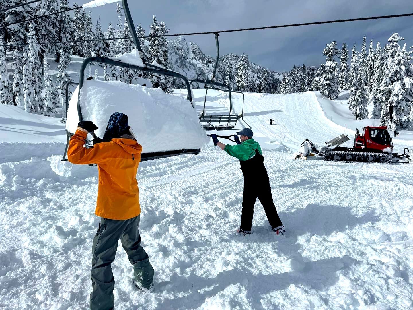 Most snow in one year, world record at Mount Baker Ski Area, Washington