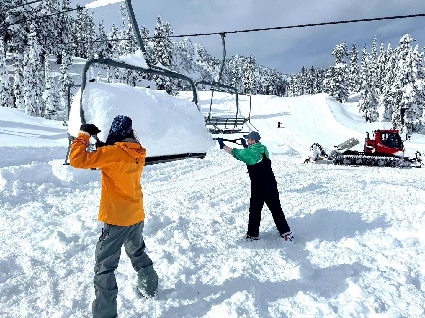 Most snow in one year, world record at Mount Baker Ski Area, Washington