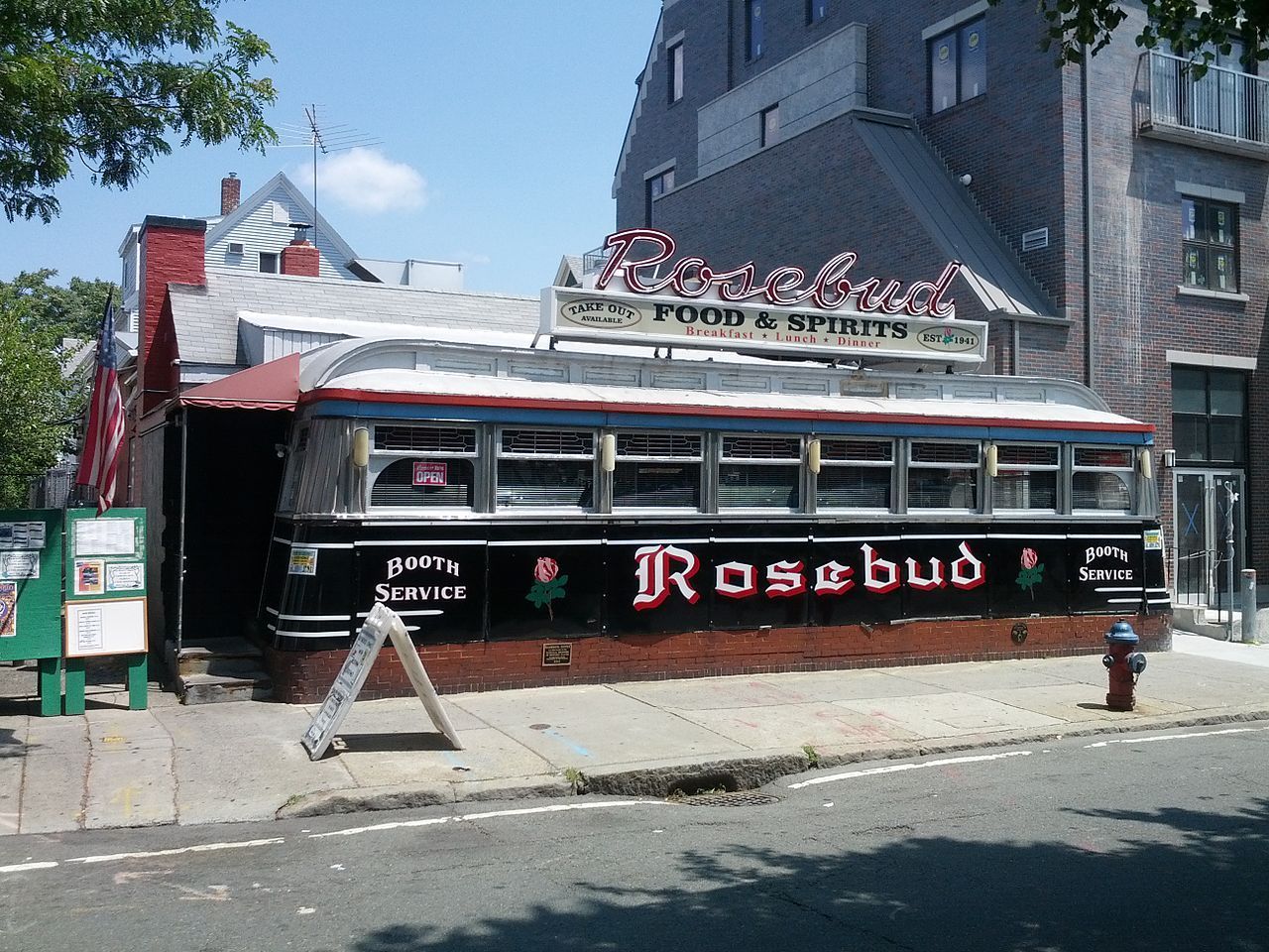 World's First Diner with Walk-up Service, world record in Providence, Rhode Island
