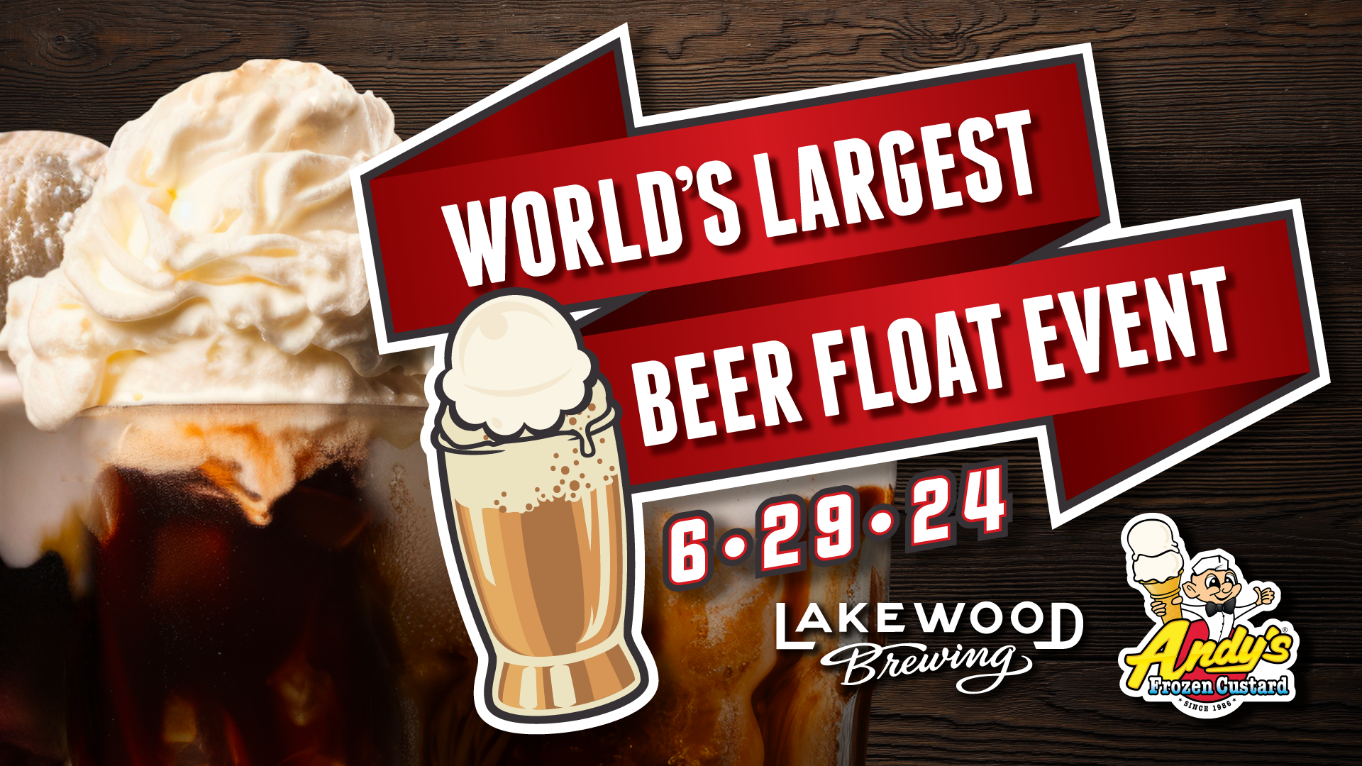 World’s Largest Beer Float, world record attempt in Garland, Texas