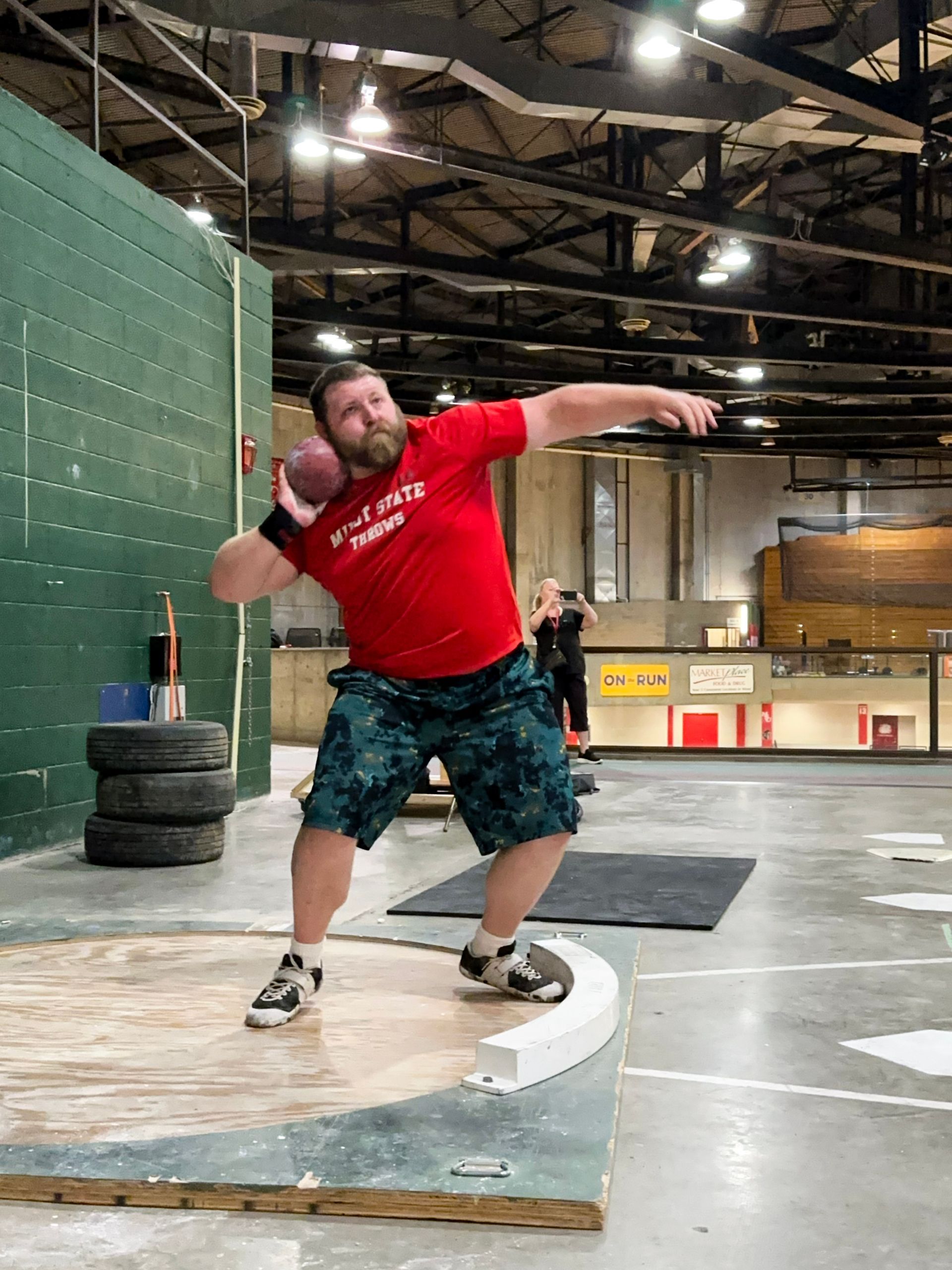 Farthest Power Throw with a 35 Pound Object, Dallas Reese sets world record