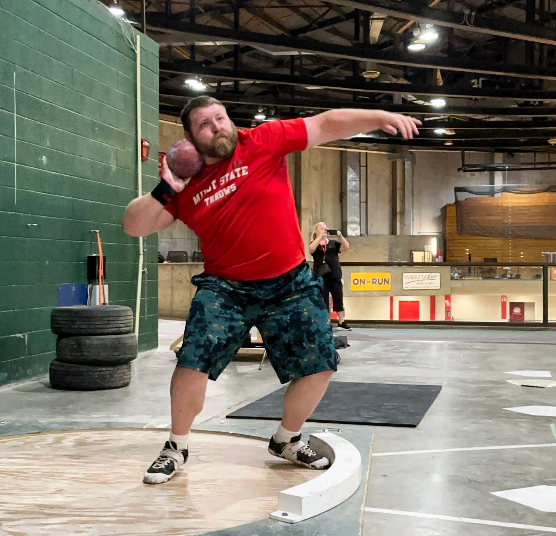 Farthest Power Throw with a 35 Pound Object, Dallas Reese sets world record