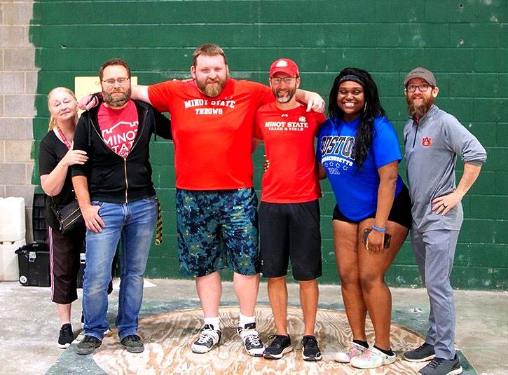 Farthest Power Throw with a 35 Pound Object, Dallas Reese sets world record