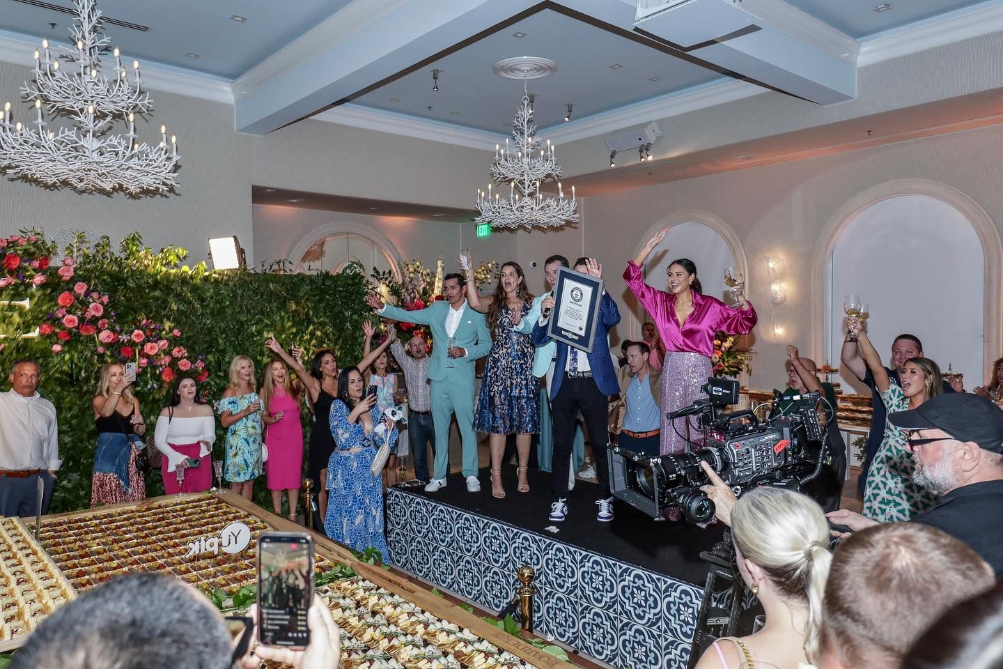 World's Largest Charcuterie Board, world record in Palm Beach, Florida