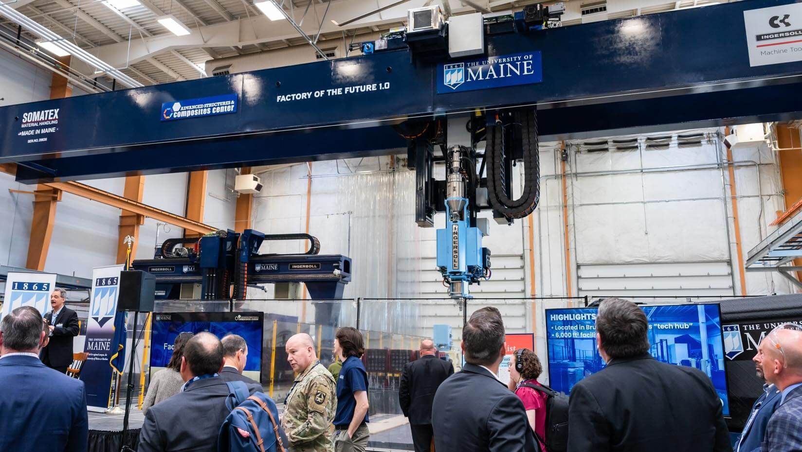 World's Largest Polymer 3D Printer, world record in Orono, Maine, United States