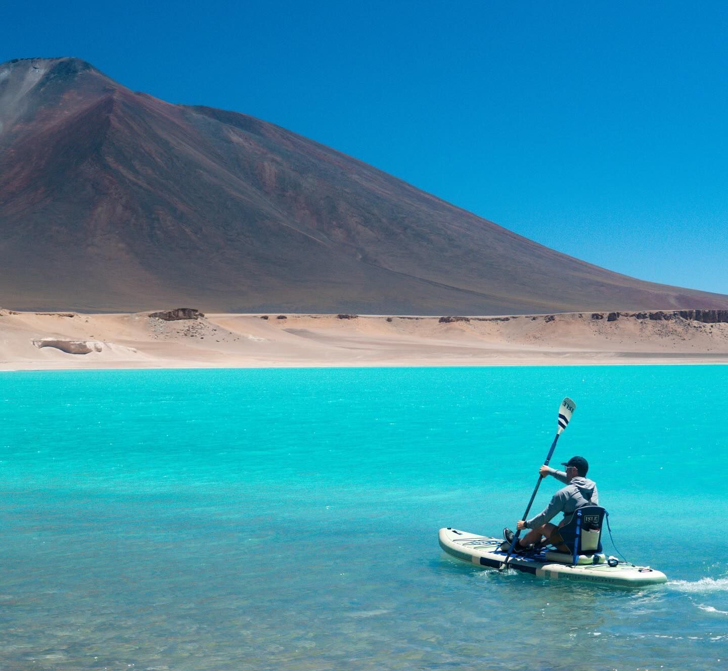 Highest altitude to paddle board, world record set by Andrew Hughes