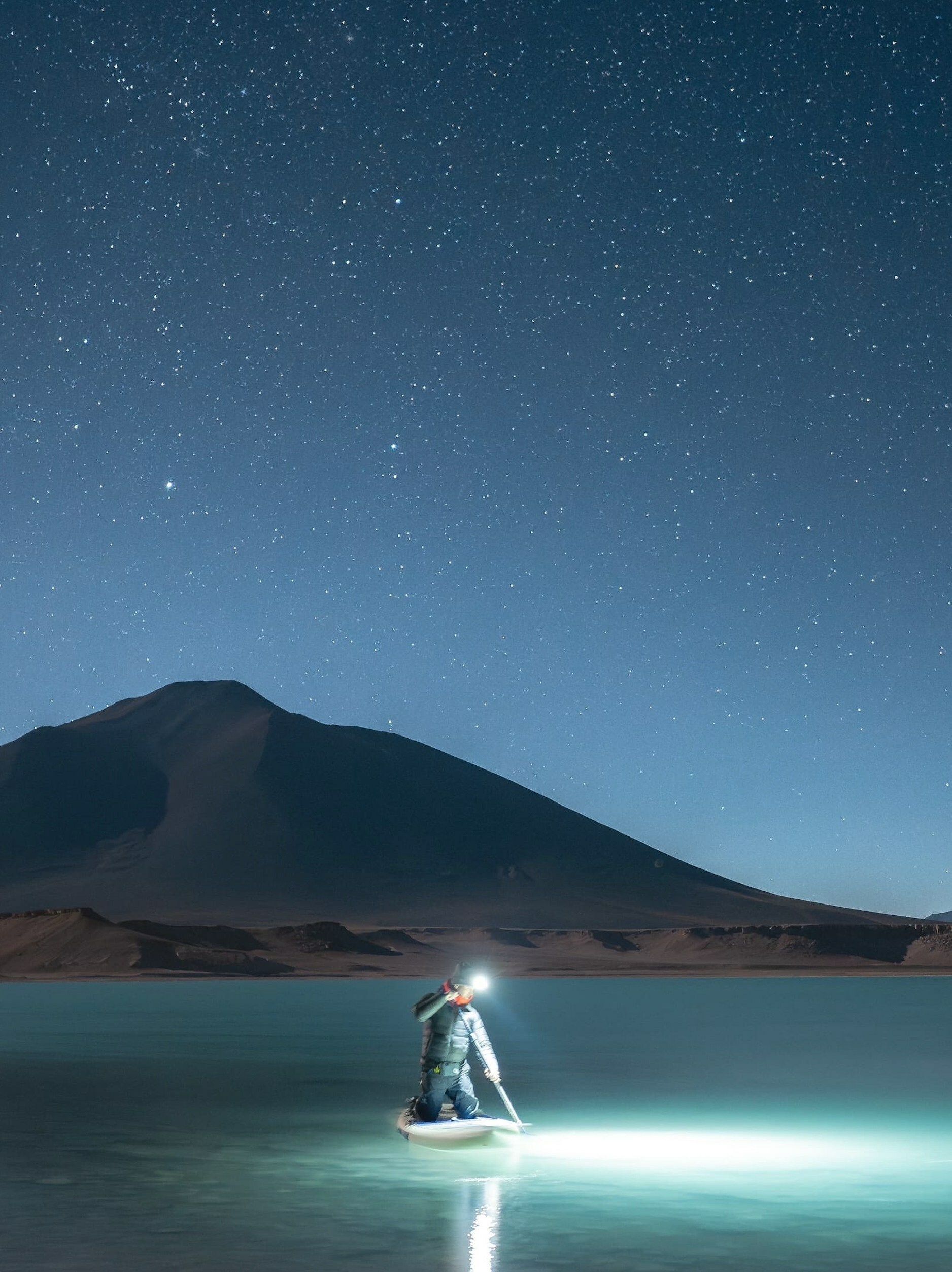 Highest altitude to paddle board, world record set by Andrew Hughes