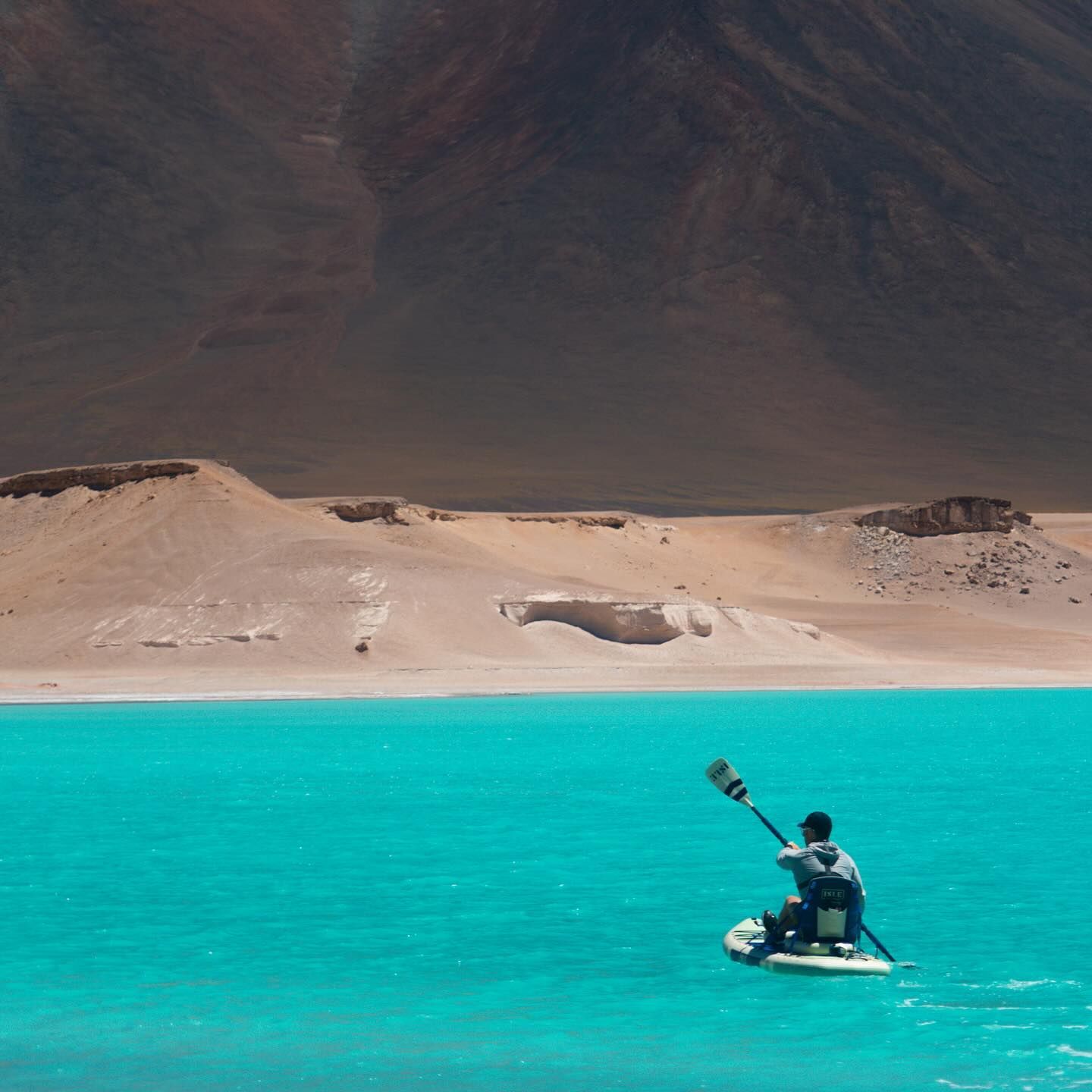 Highest altitude to paddle board, world record set by Andrew Hughes