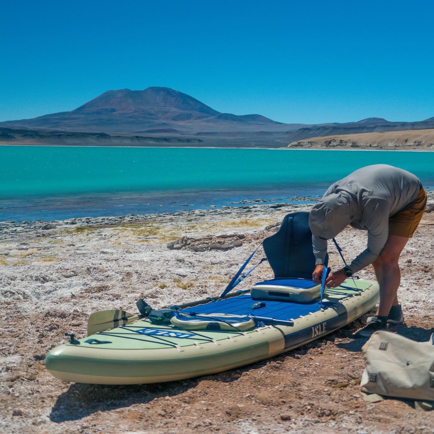 Highest altitude to paddle board, world record set by Andrew Hughes