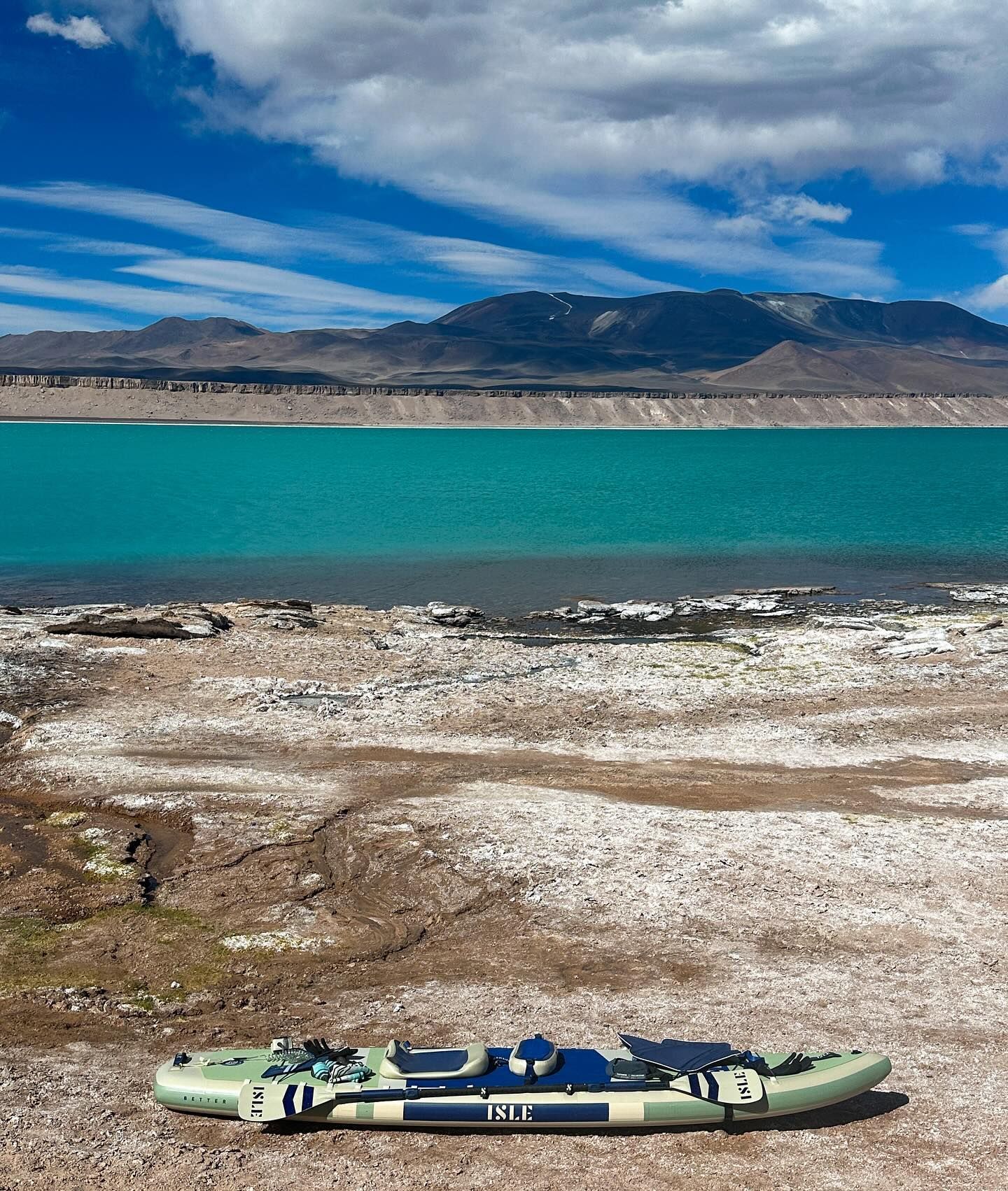 Highest altitude to paddle board, world record set by Andrew Hughes