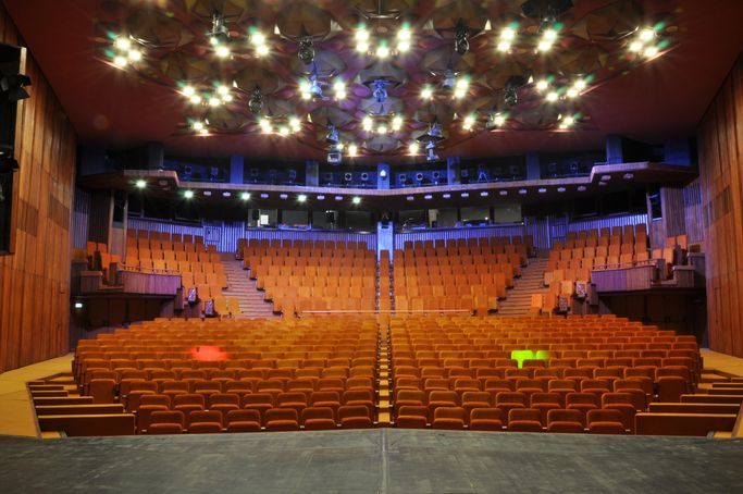 Most theater halls for a single theater, world record in Bucharest, Romania