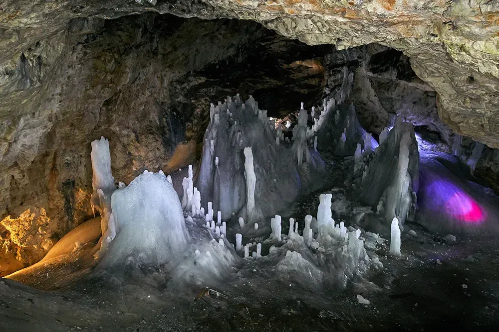 World's largest compact underground glacier, The Scărișoara Glacier Cave sets world record