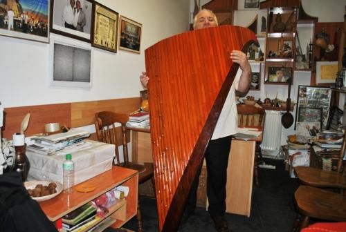 World's Largest Pan Flute, world record set by Ştefan Popescu