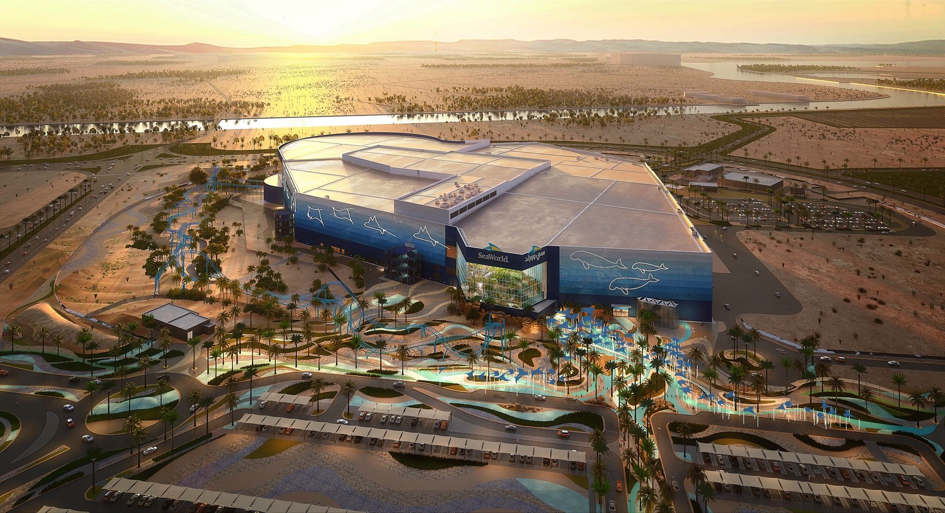 World's Largest Indoor Marine-Life Theme Park, world record in Abu Dhabi, UAE