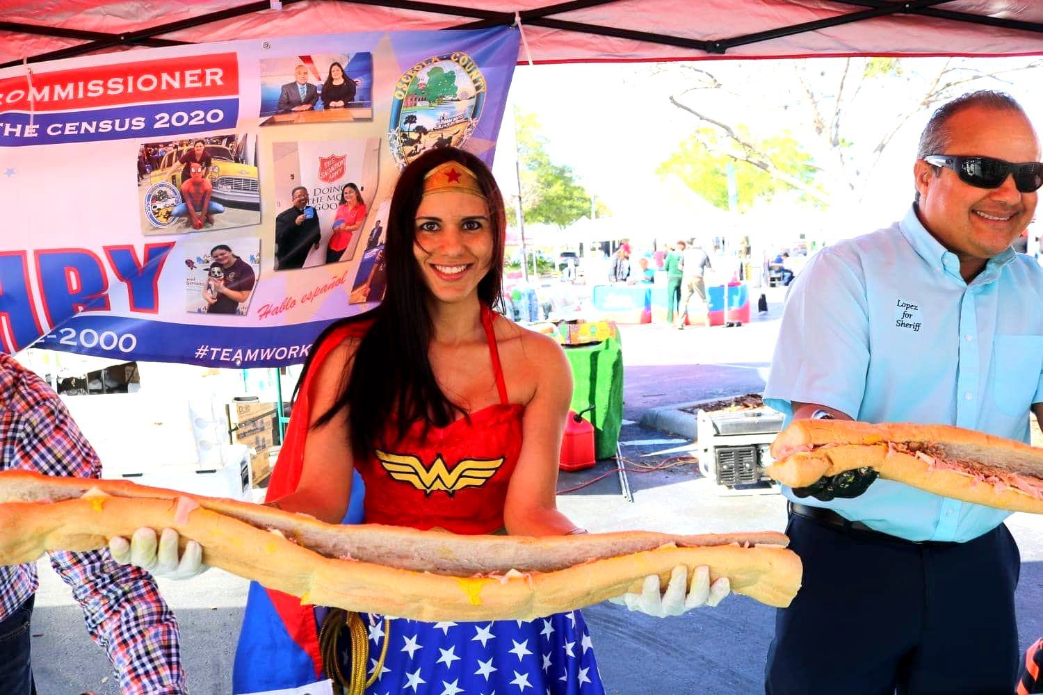 World’s Longest Cuban Sandwich, world record in Tampa, Florida