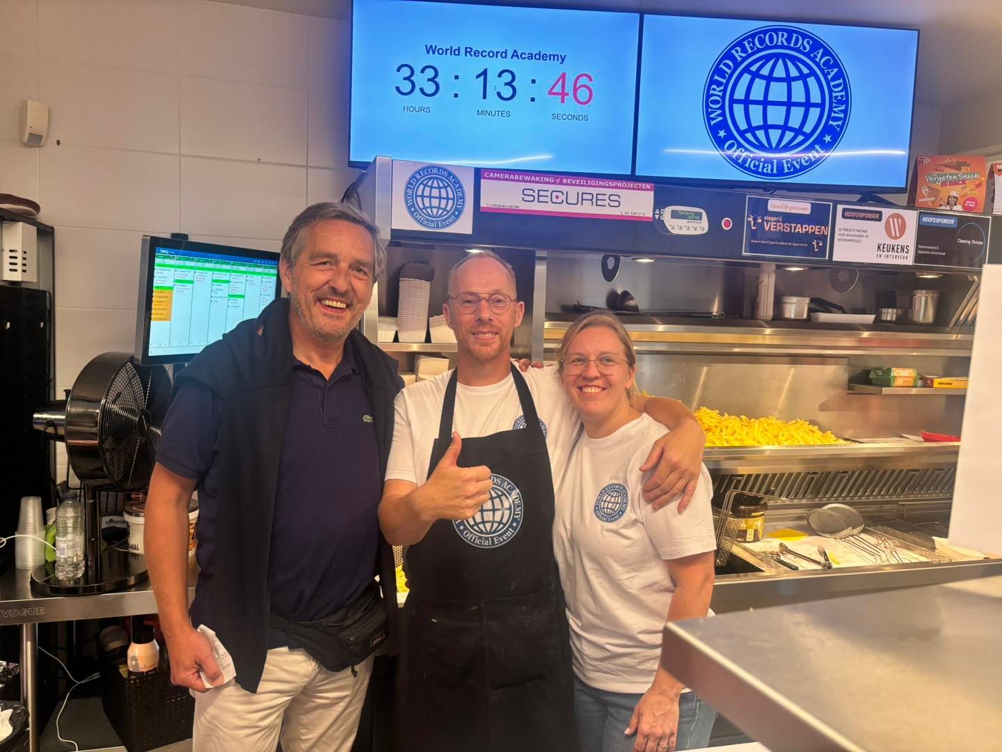 Longest French Fries Cooking Marathon, Nick Van Den Langenbergh sets world record