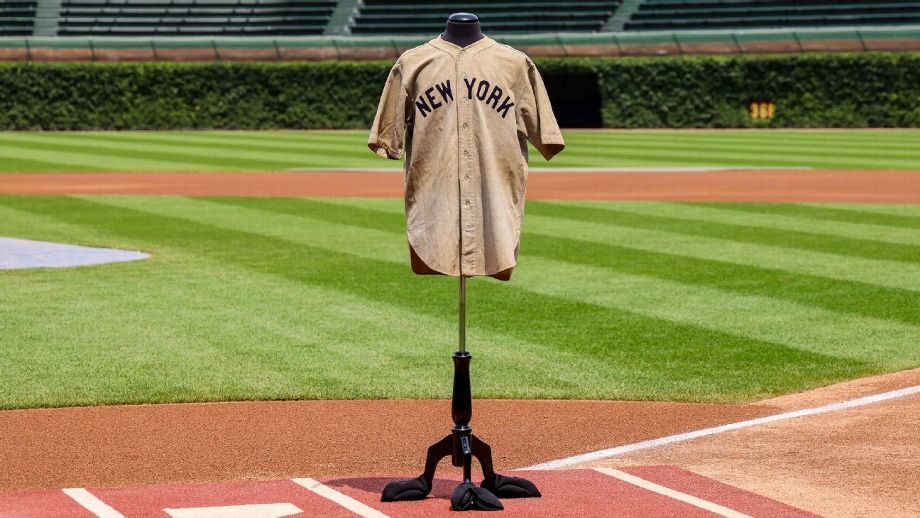 The most valuable sports collectible in the world: Babe Ruth’s jersey sets world record