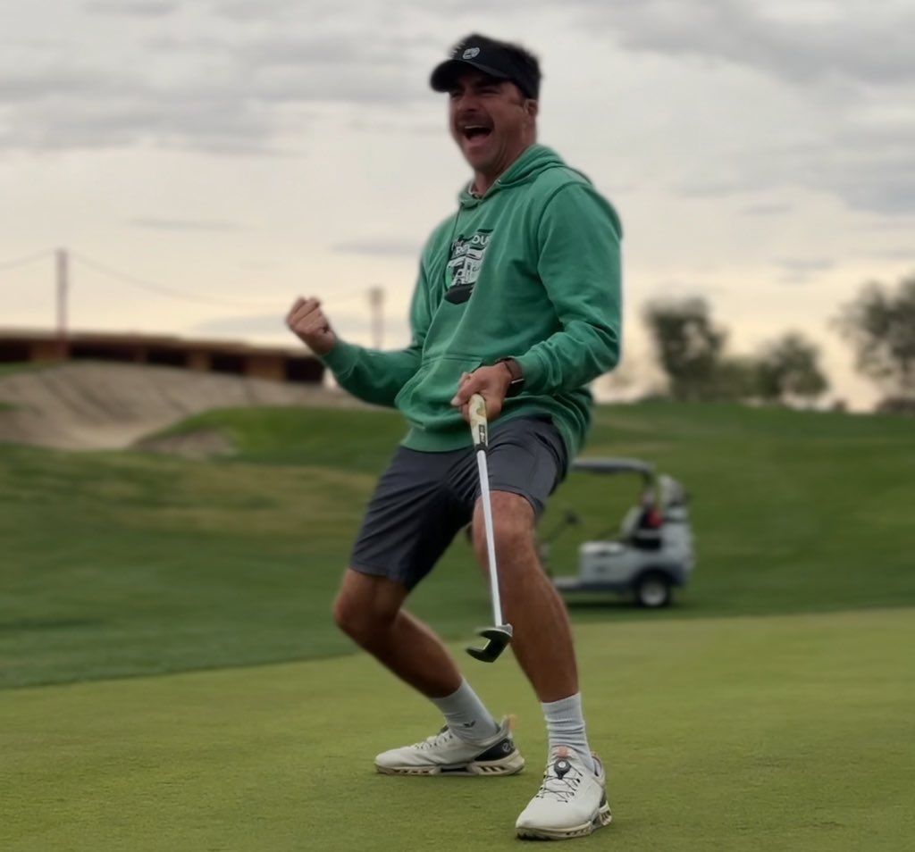 Most 18 hole golf courses played in one year, Patrick Koenig sets world record