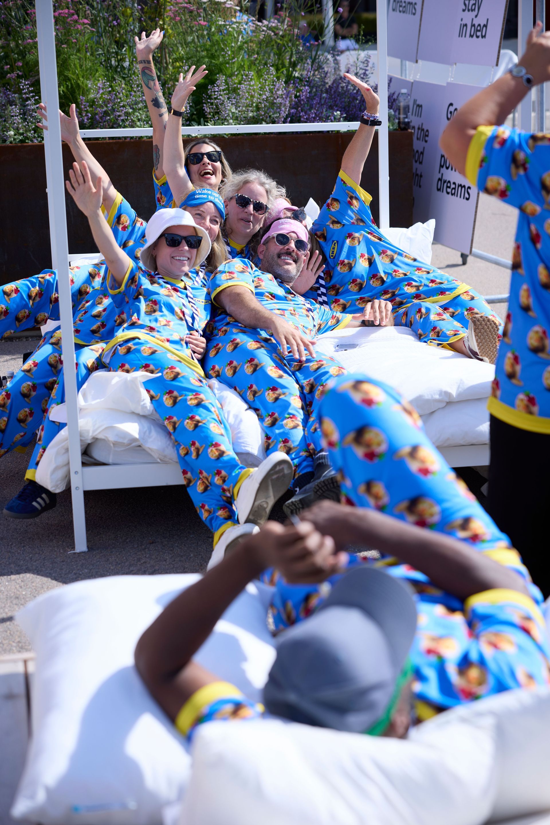 Largest gathering of people wearing two-piece pyjamas, IKEA sets world record