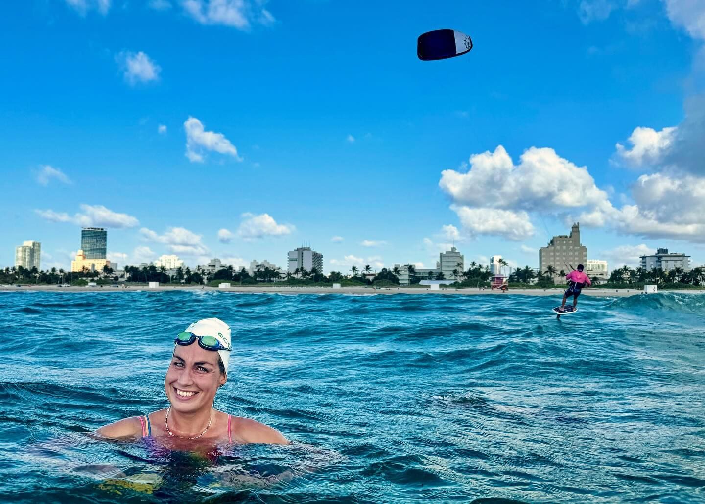 Farthest swim using a monofin, world record set by Merle Liivand in Miami, Florida