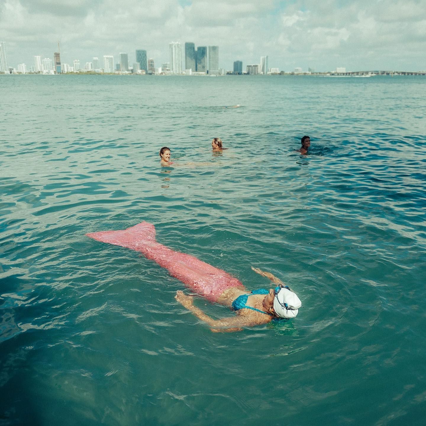 Farthest swim using a monofin, world record set by Merle Liivand in Miami, Florida