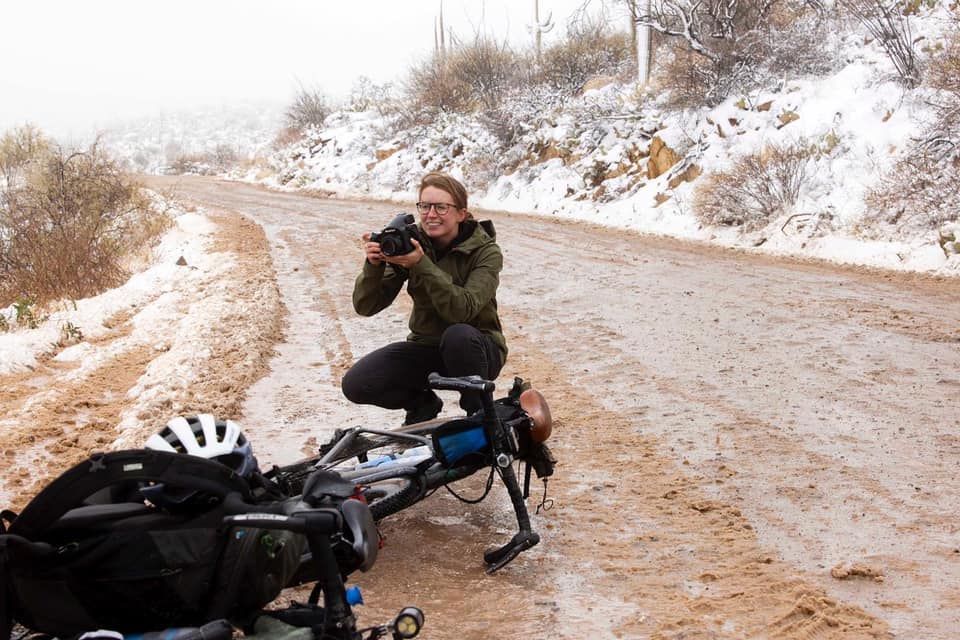 Fastest woman to cycle around the globe, Lael Wilcox sets world record
