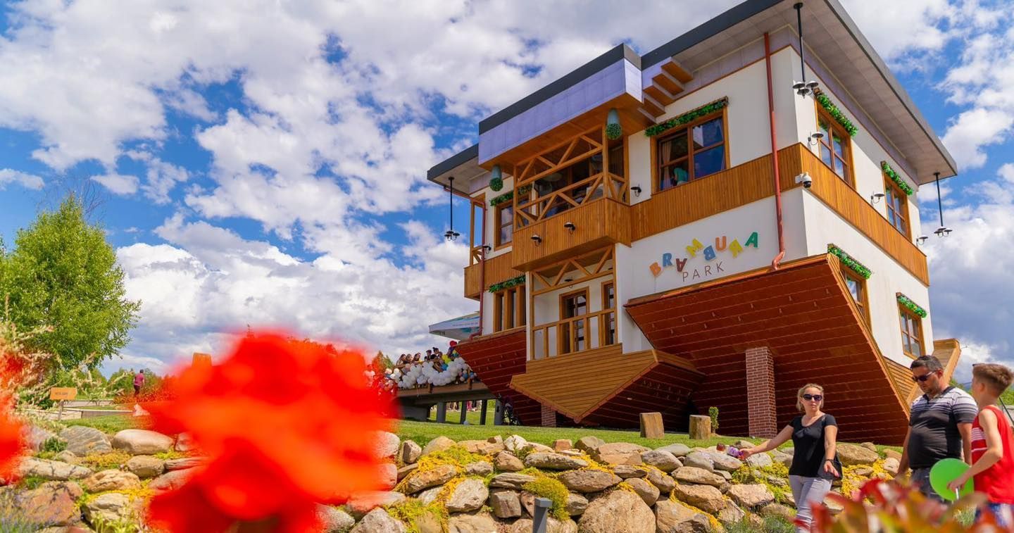 World's First Upside Down House Theme Park, world record in Sibiu County, Romania
