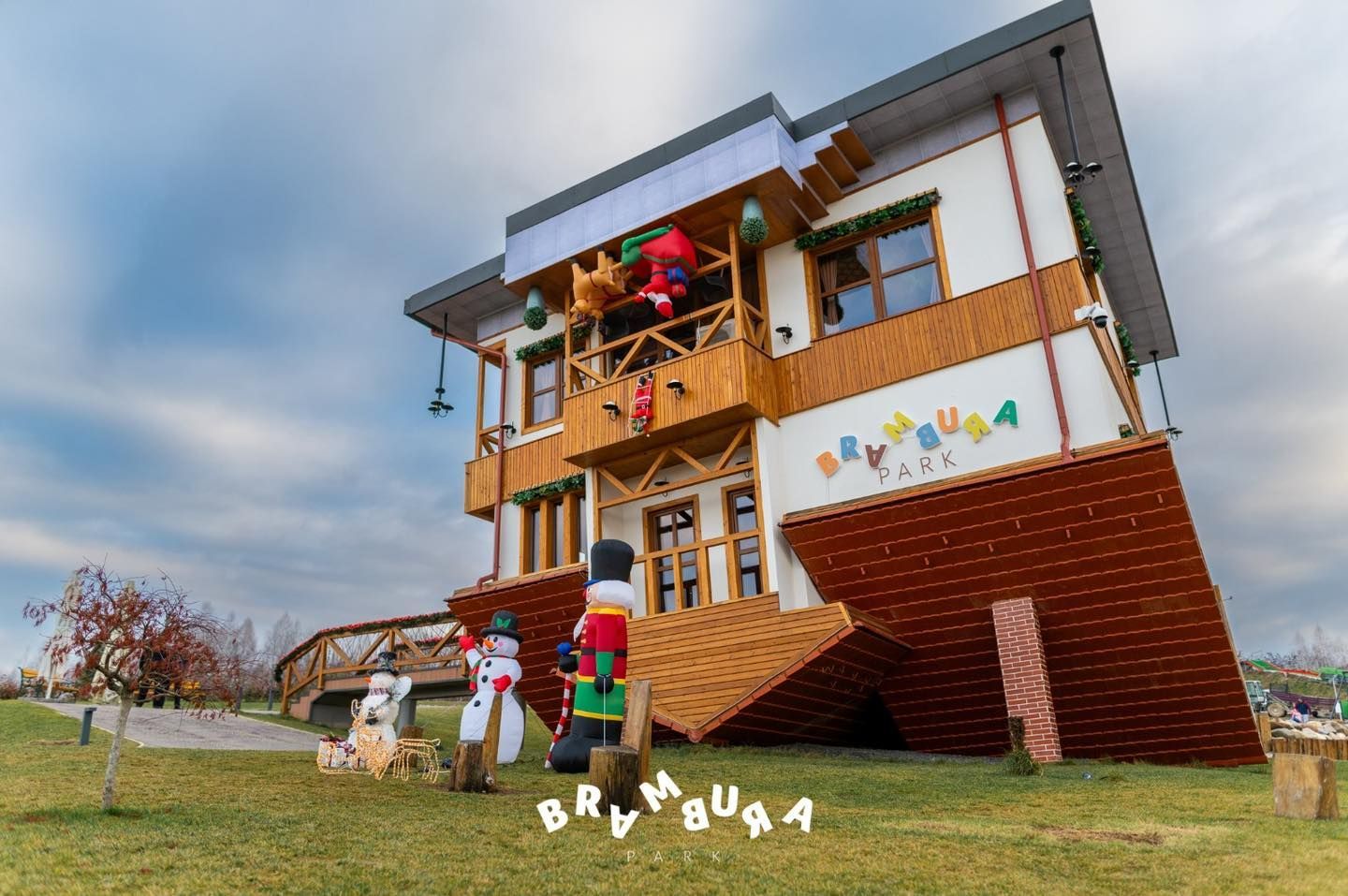 World's First Upside Down House Theme Park, world record in Sibiu County, Romania
