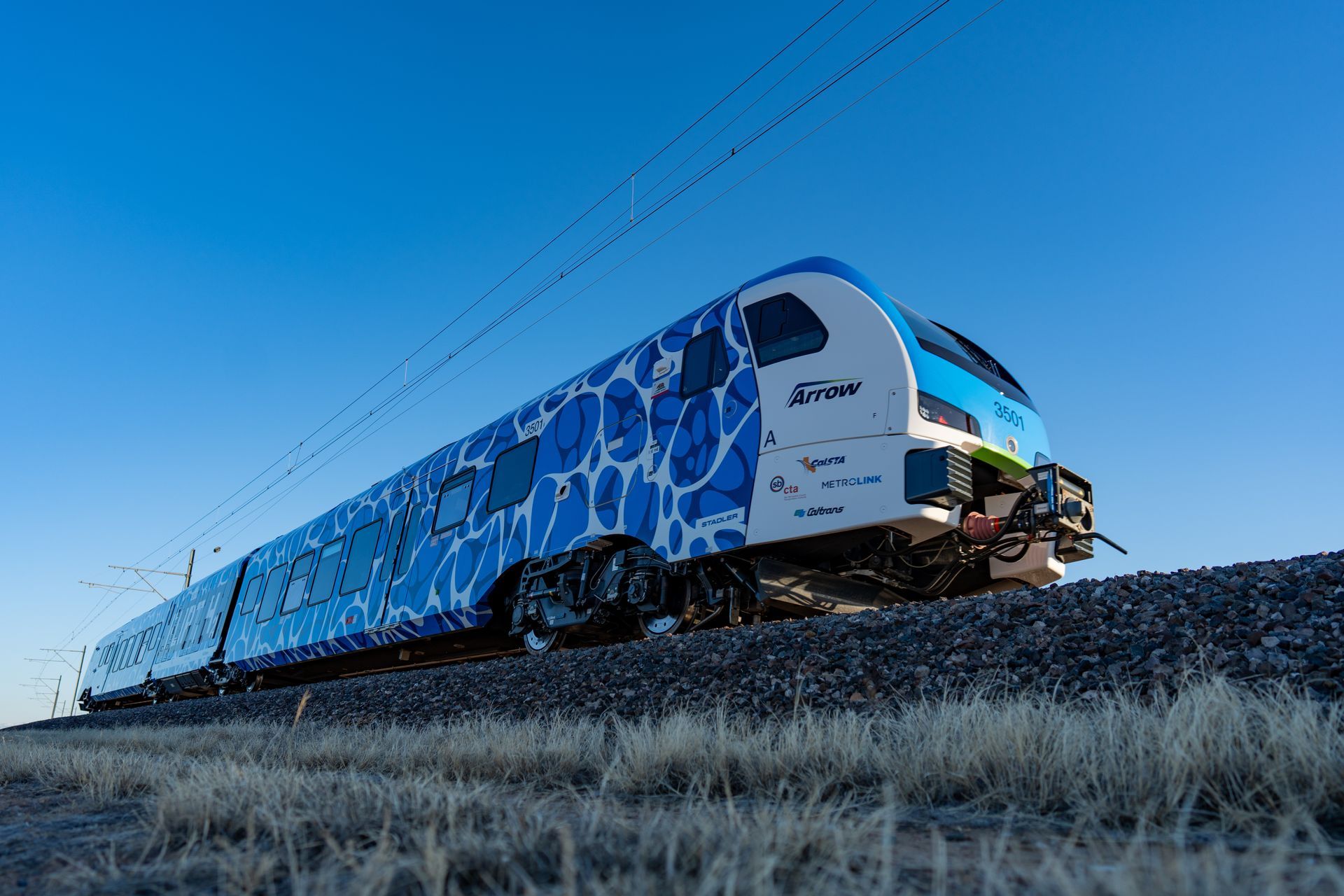 Furthest distance achieved by a hydrogen-powered passenger train without refueling, Stadler’s FLIRT H2 sets world record